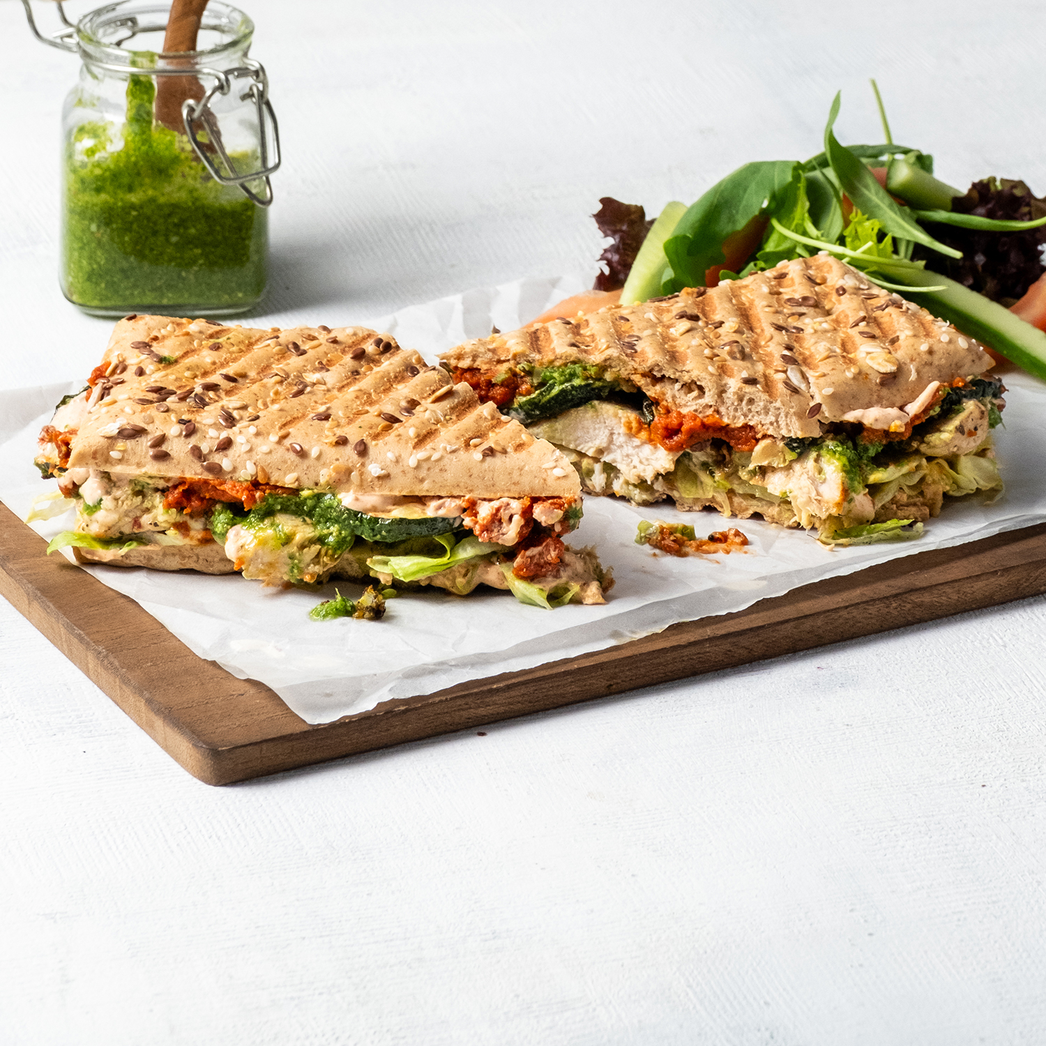 Chicken Pesto Panini