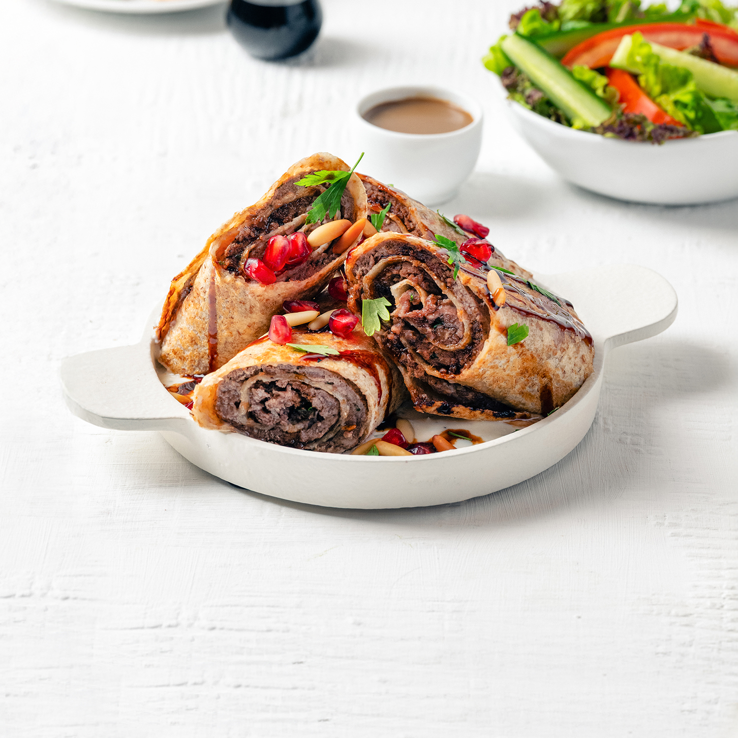 Mediterranean Beef Rolls