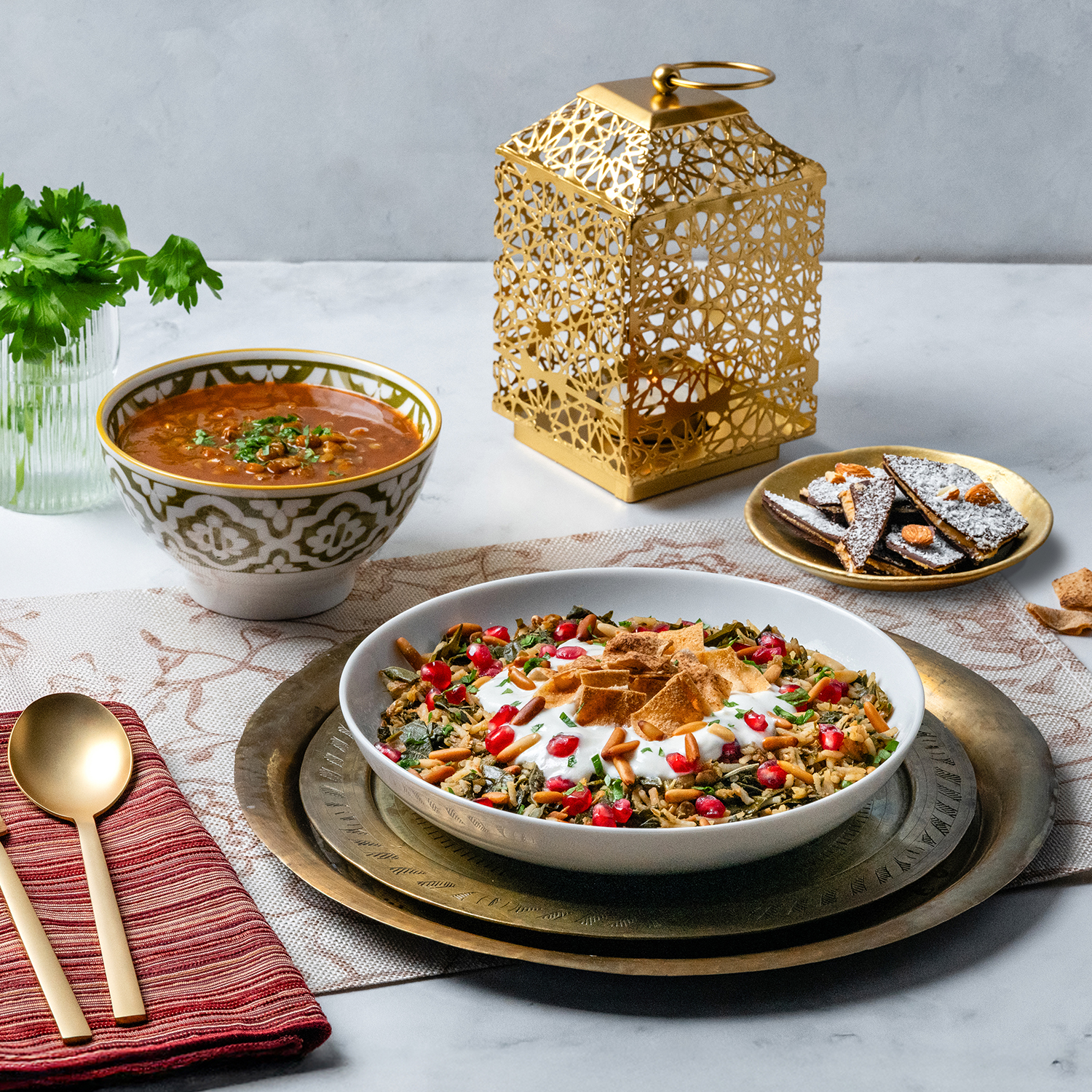 Fattet Vine Leaves Combo